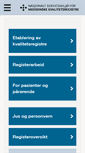 Mobile Screenshot of kvalitetsregistre.no